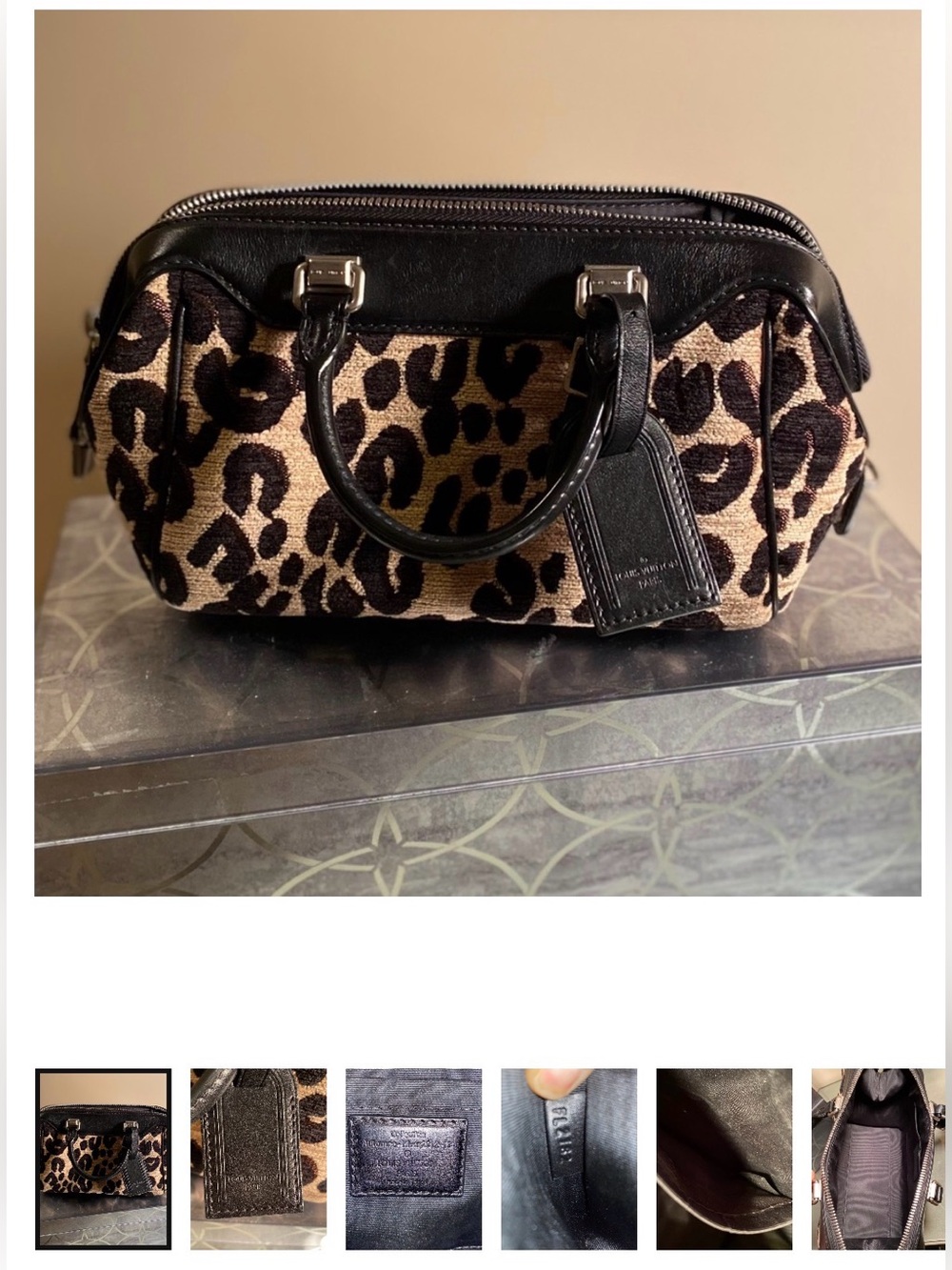 Louis Vuitton Limited Edition Leopard Baby Bag